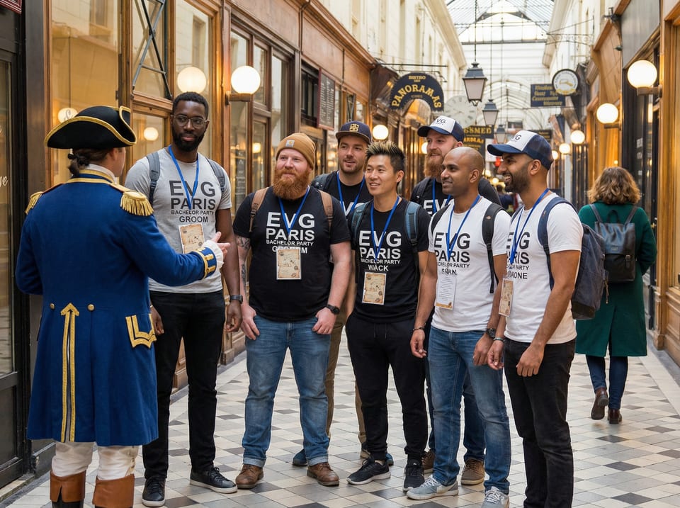 Un groupe d'amis en EVG, réunis pour l'aventure